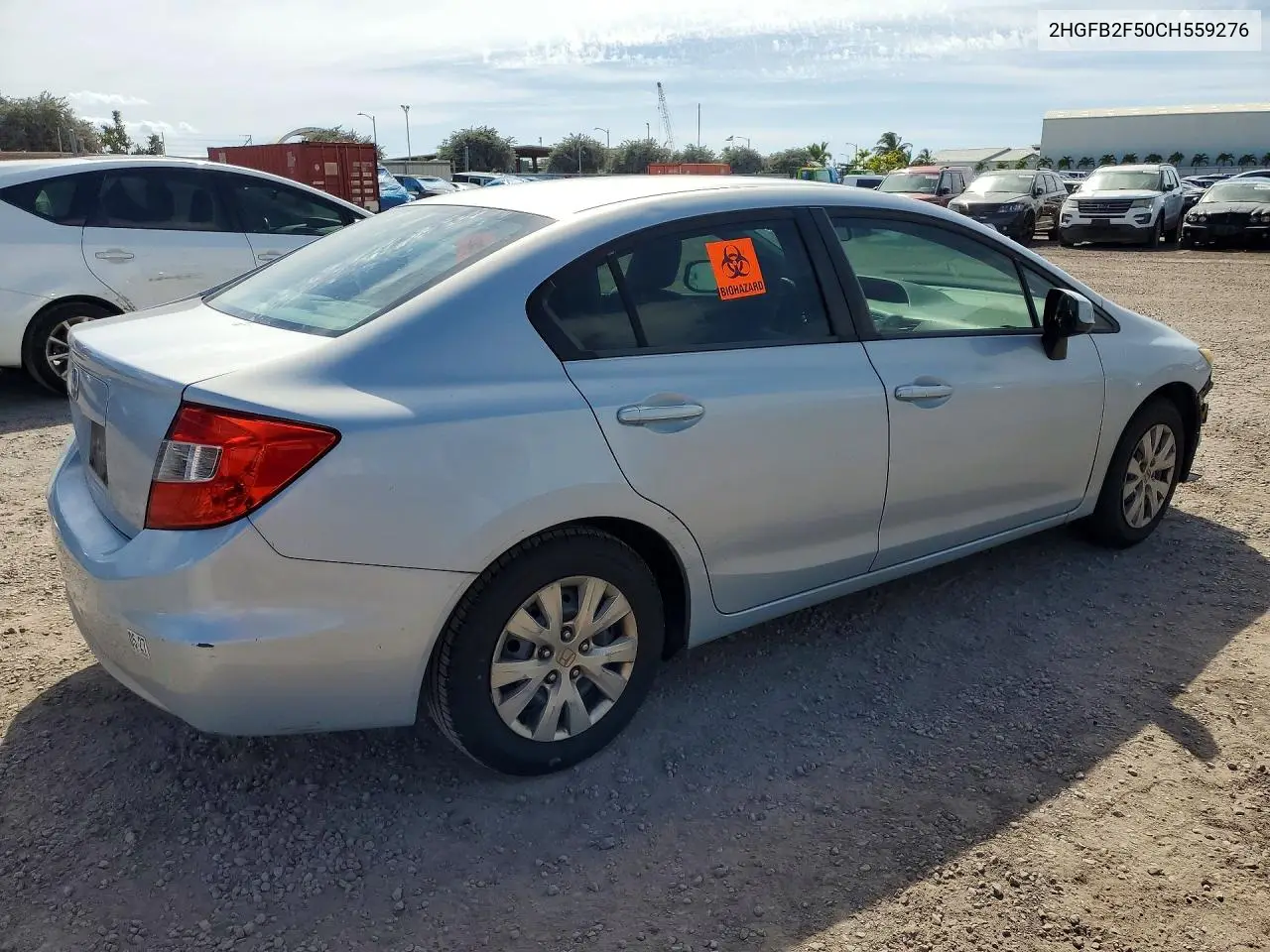 2012 Honda Civic Lx VIN: 2HGFB2F50CH559276 Lot: 61172656