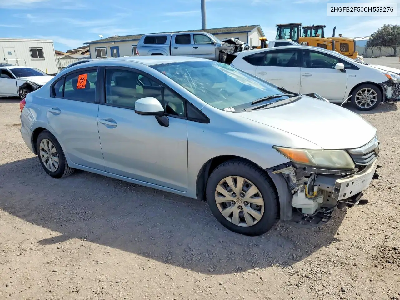 2012 Honda Civic Lx VIN: 2HGFB2F50CH559276 Lot: 61172656