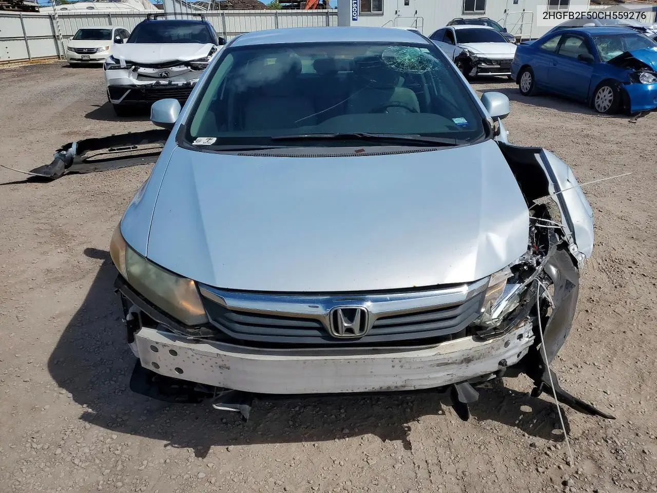 2012 Honda Civic Lx VIN: 2HGFB2F50CH559276 Lot: 61172656