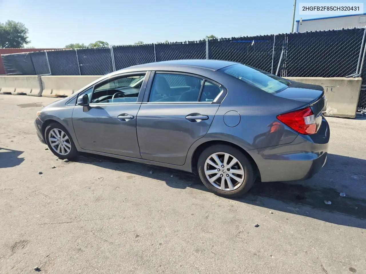 2012 Honda Civic Ex VIN: 2HGFB2F85CH320431 Lot: 61208496