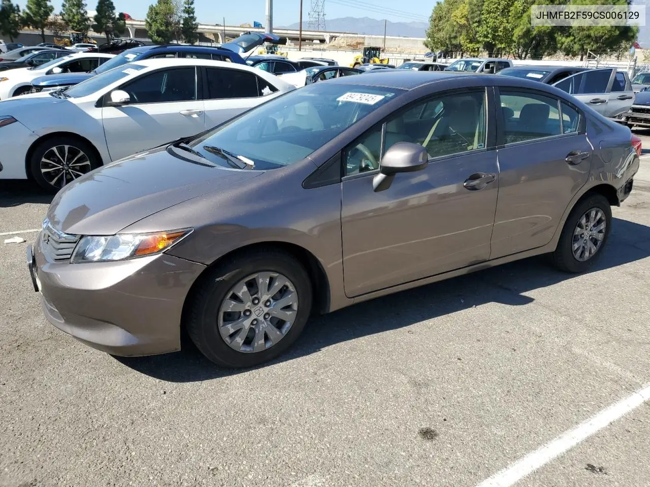 JHMFB2F59CS006129 2012 Honda Civic Lx