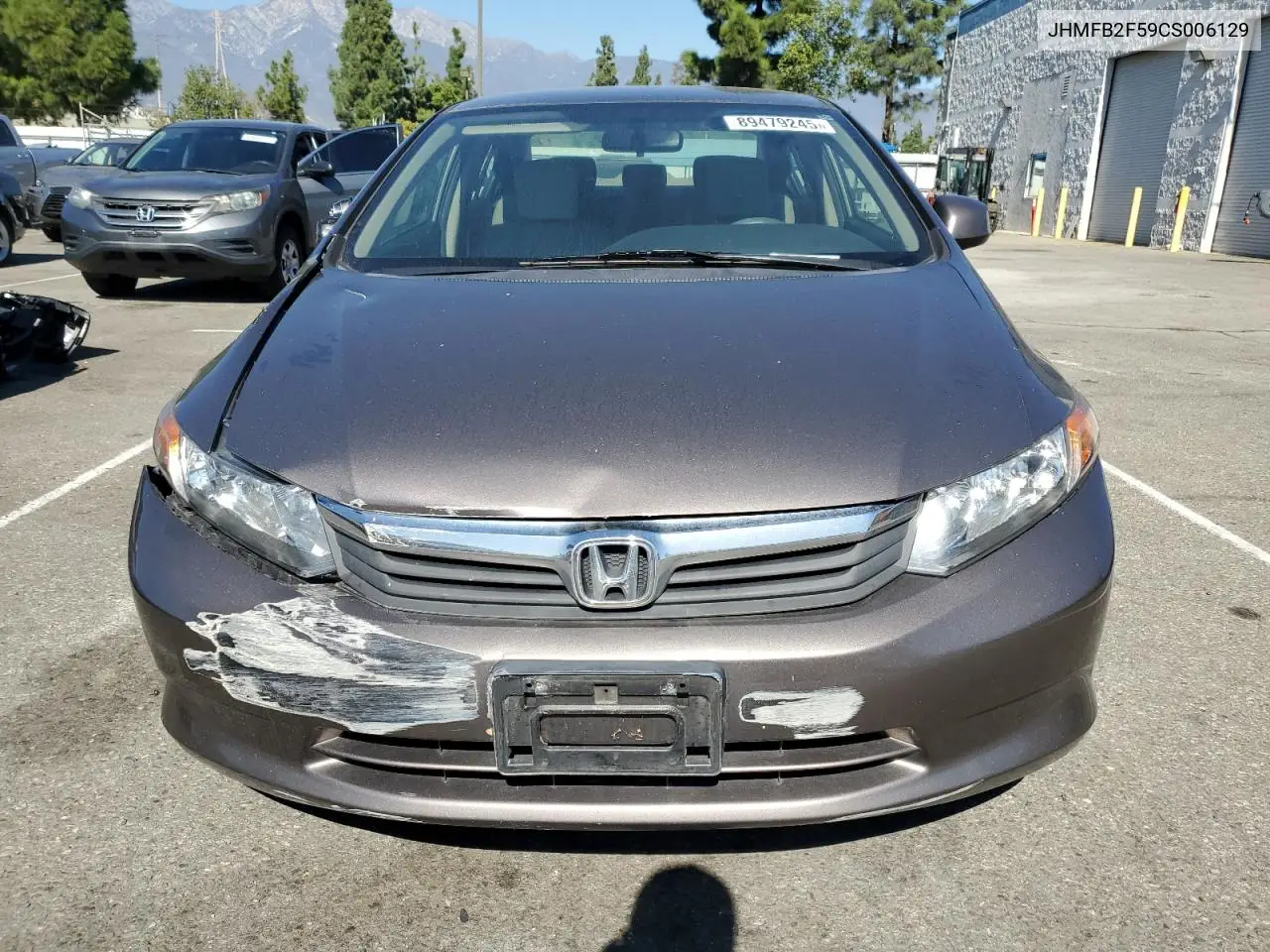 JHMFB2F59CS006129 2012 Honda Civic Lx