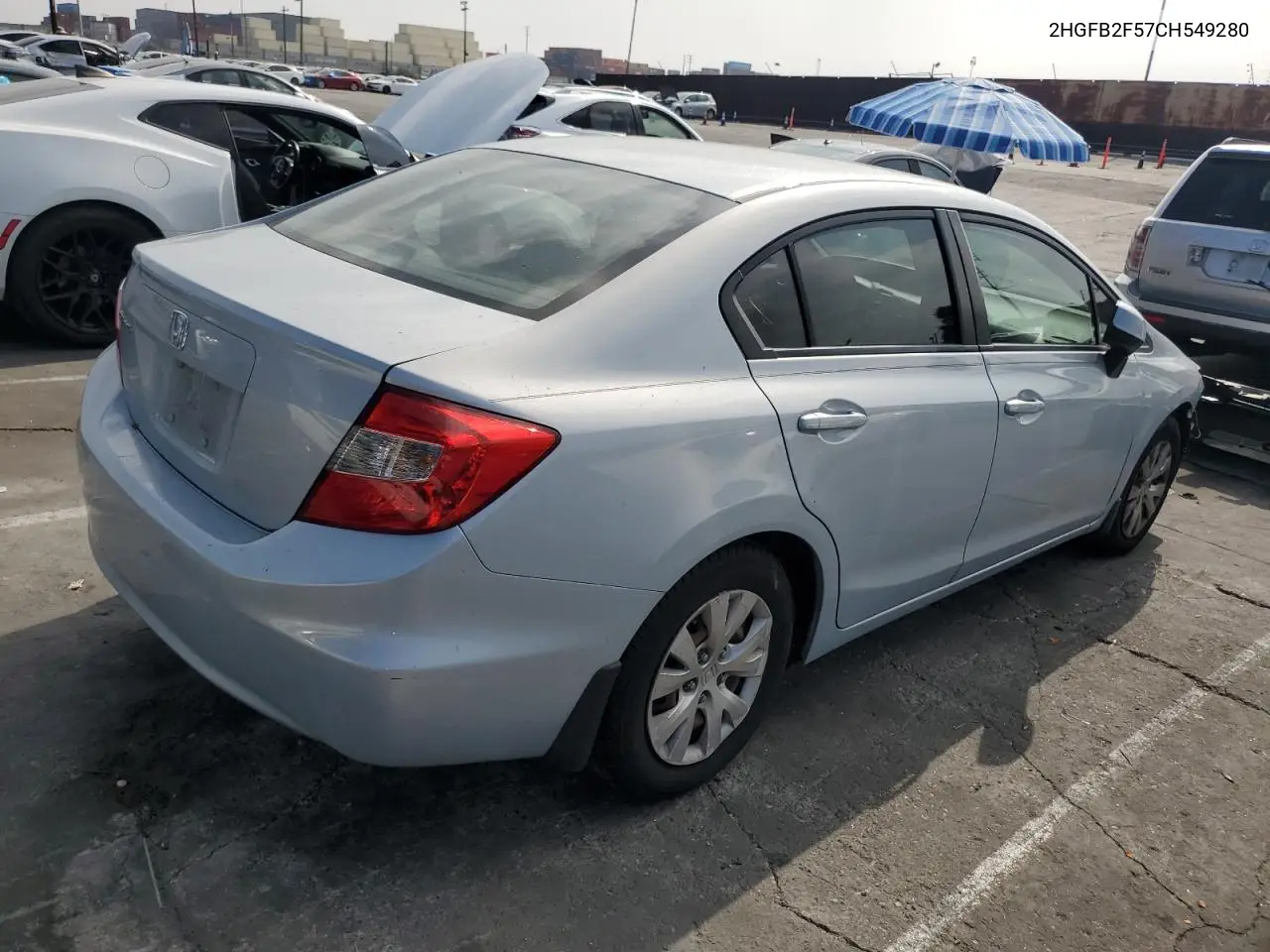 2HGFB2F57CH549280 2012 Honda Civic Lx