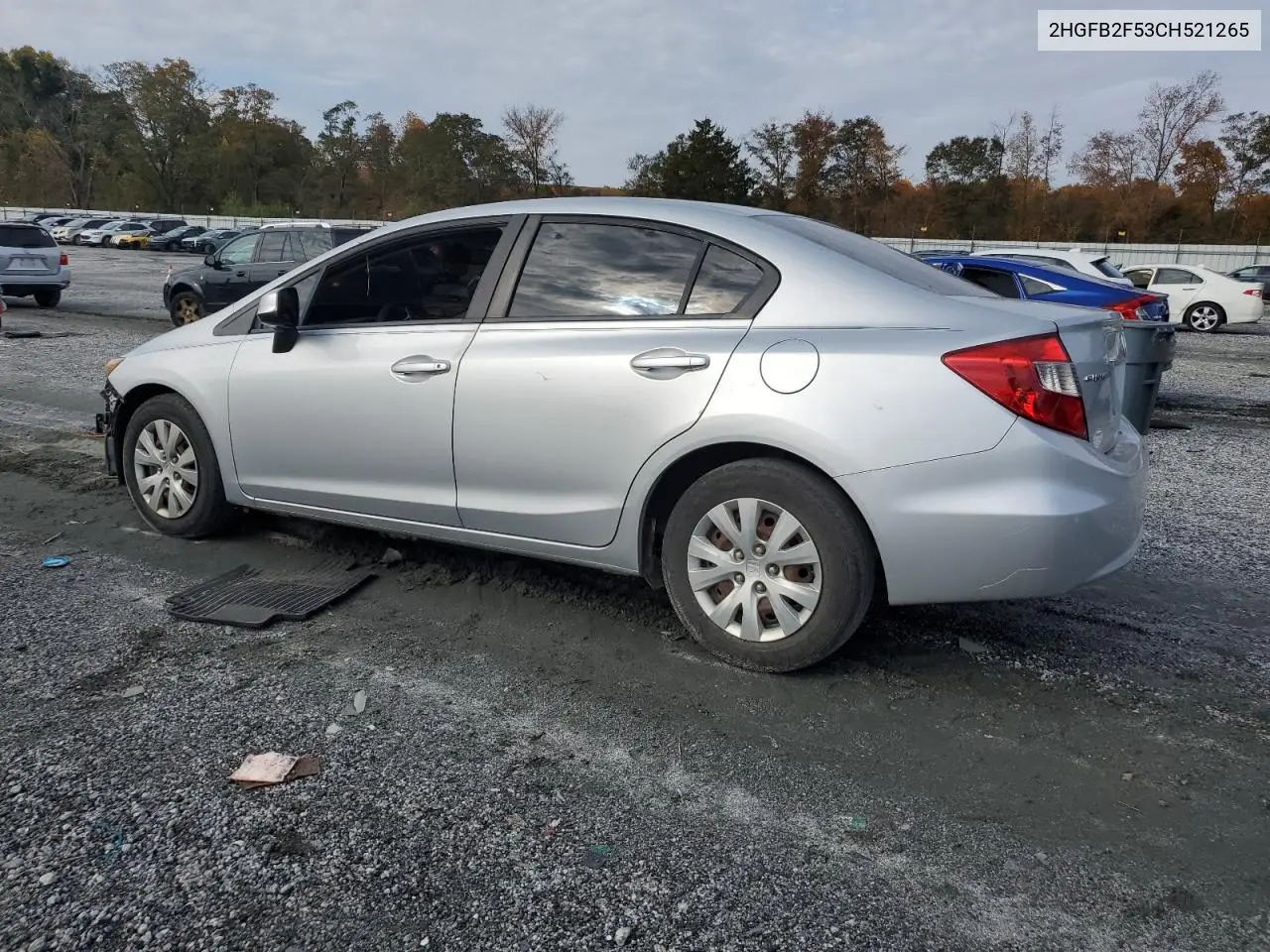 2HGFB2F53CH521265 2012 Honda Civic Lx