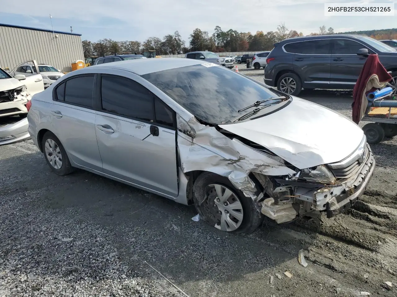 2HGFB2F53CH521265 2012 Honda Civic Lx