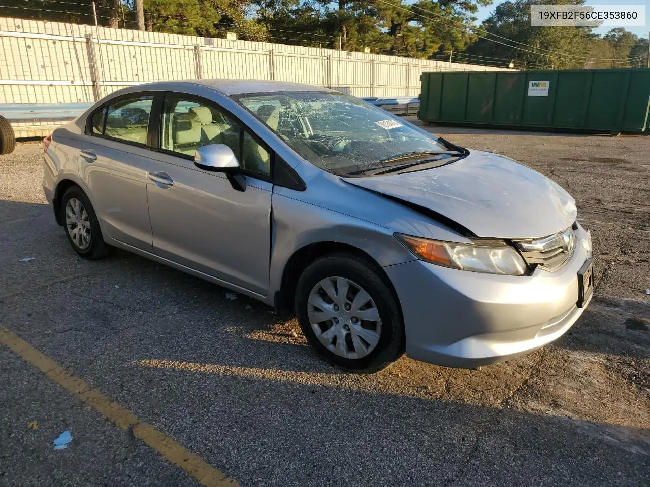 19XFB2F56CE353860 2012 Honda Civic Lx