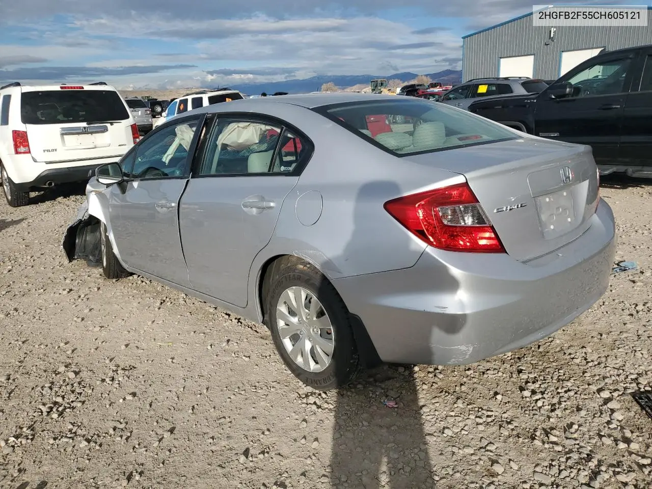 2HGFB2F55CH605121 2012 Honda Civic Lx