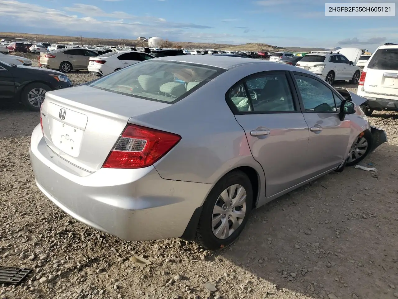 2HGFB2F55CH605121 2012 Honda Civic Lx
