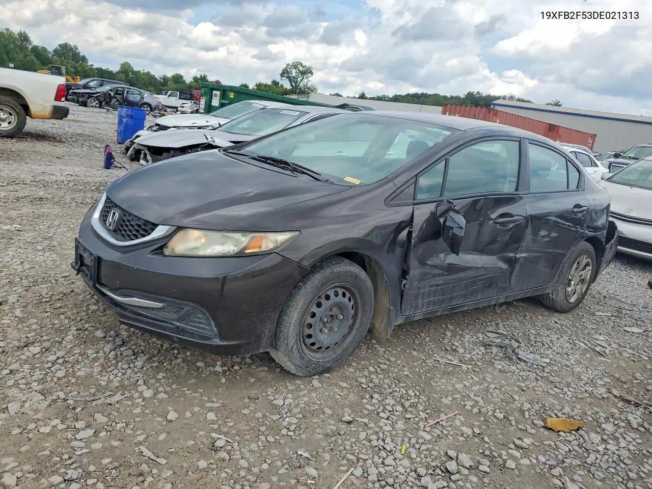 2013 Honda Civic Lx VIN: 19XFB2F53DE021313 Lot: 60819456
