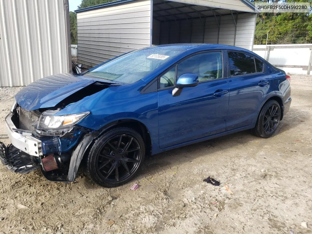 2HGFB2F50DH592280 2013 Honda Civic Lx