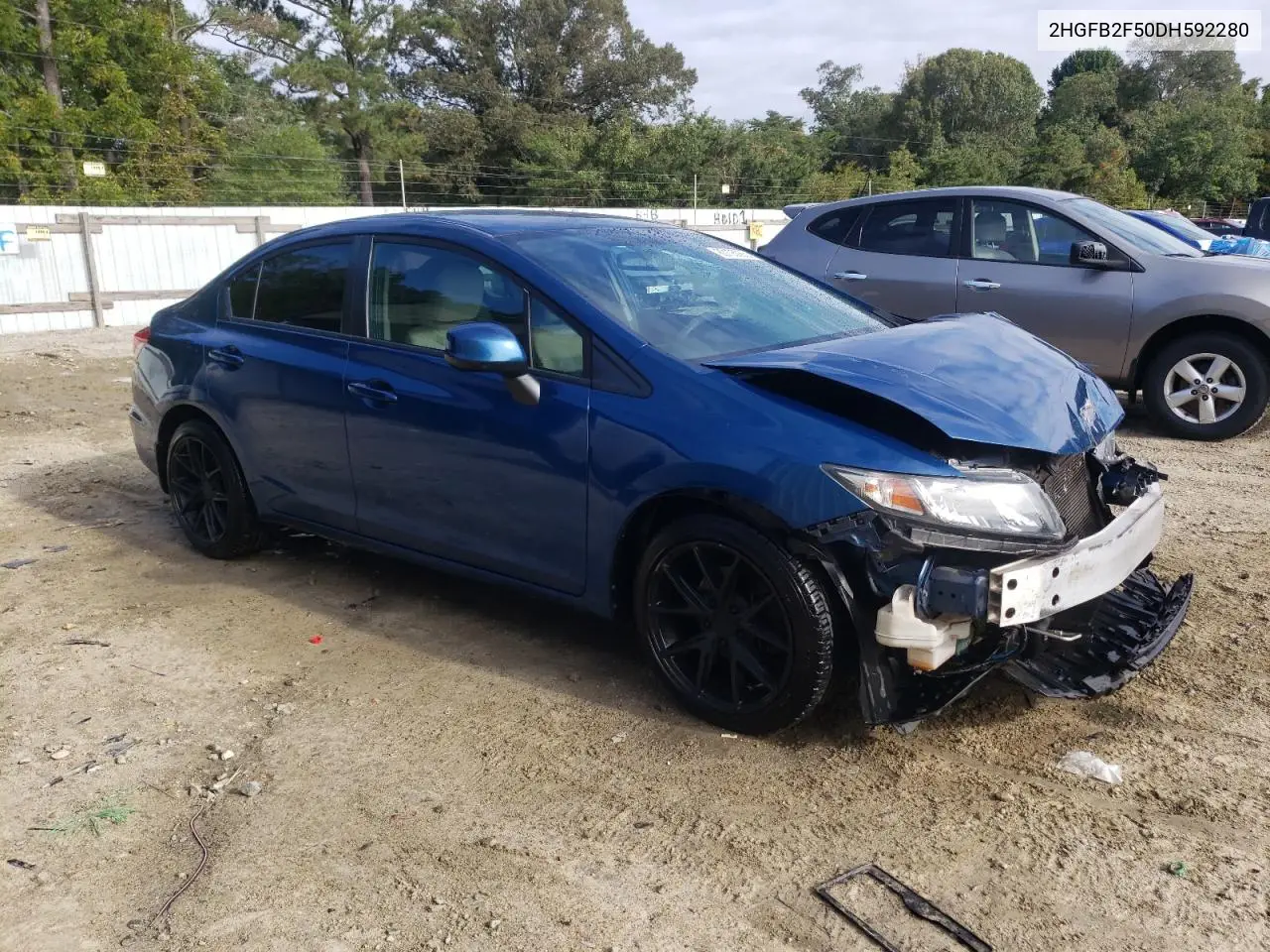 2HGFB2F50DH592280 2013 Honda Civic Lx