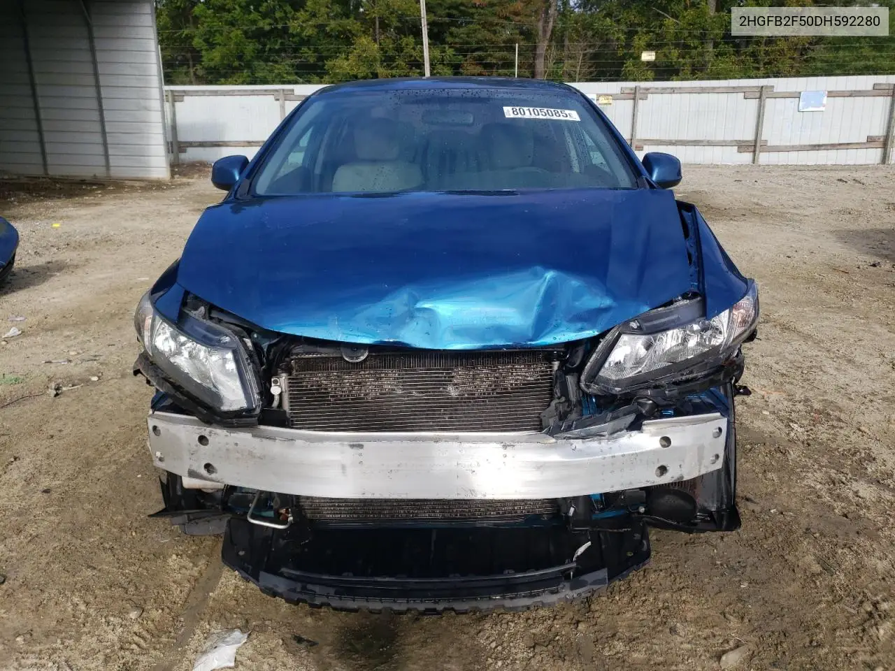 2HGFB2F50DH592280 2013 Honda Civic Lx