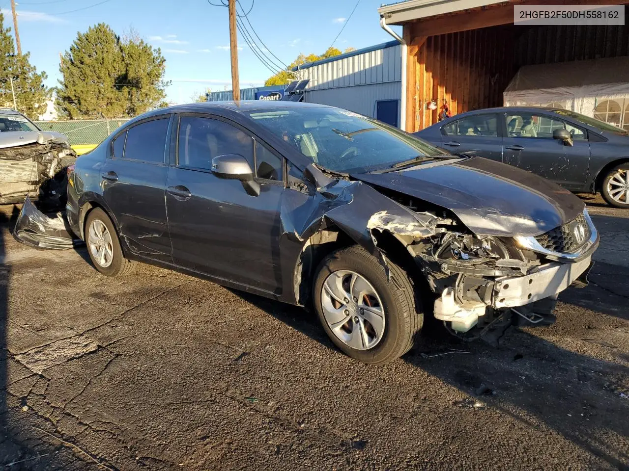 2HGFB2F50DH558162 2013 Honda Civic Exl
