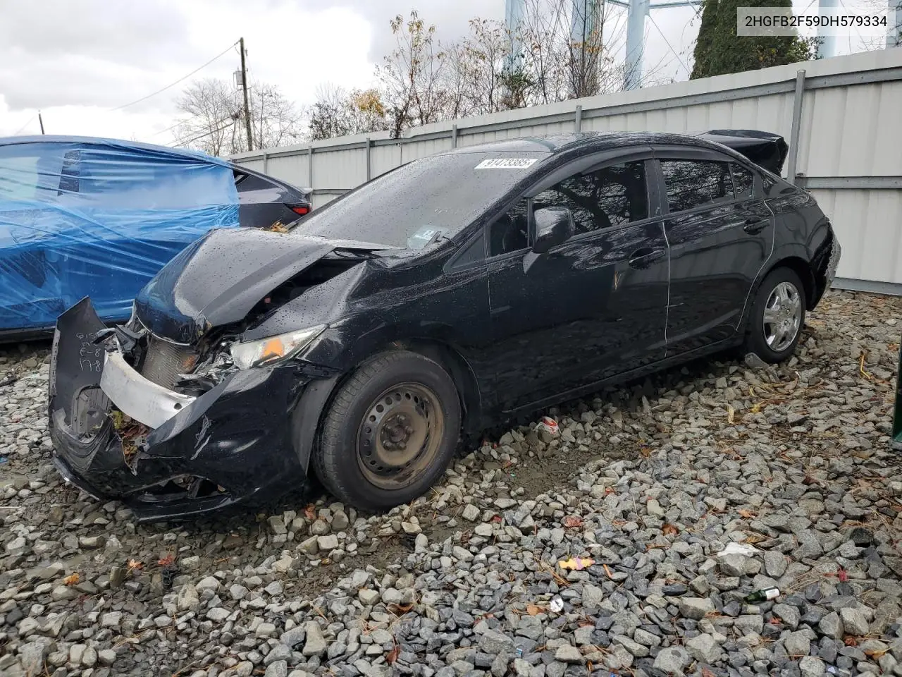 2HGFB2F59DH579334 2013 Honda Civic Lx