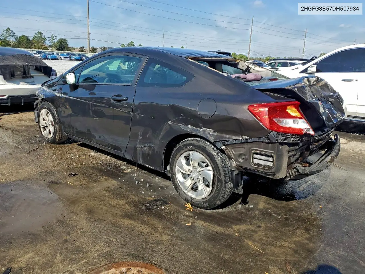 2HGFG3B57DH507934 2013 Honda Civic Lx