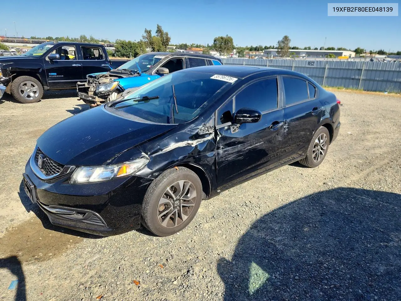 19XFB2F80EE048139 2014 Honda Civic Ex