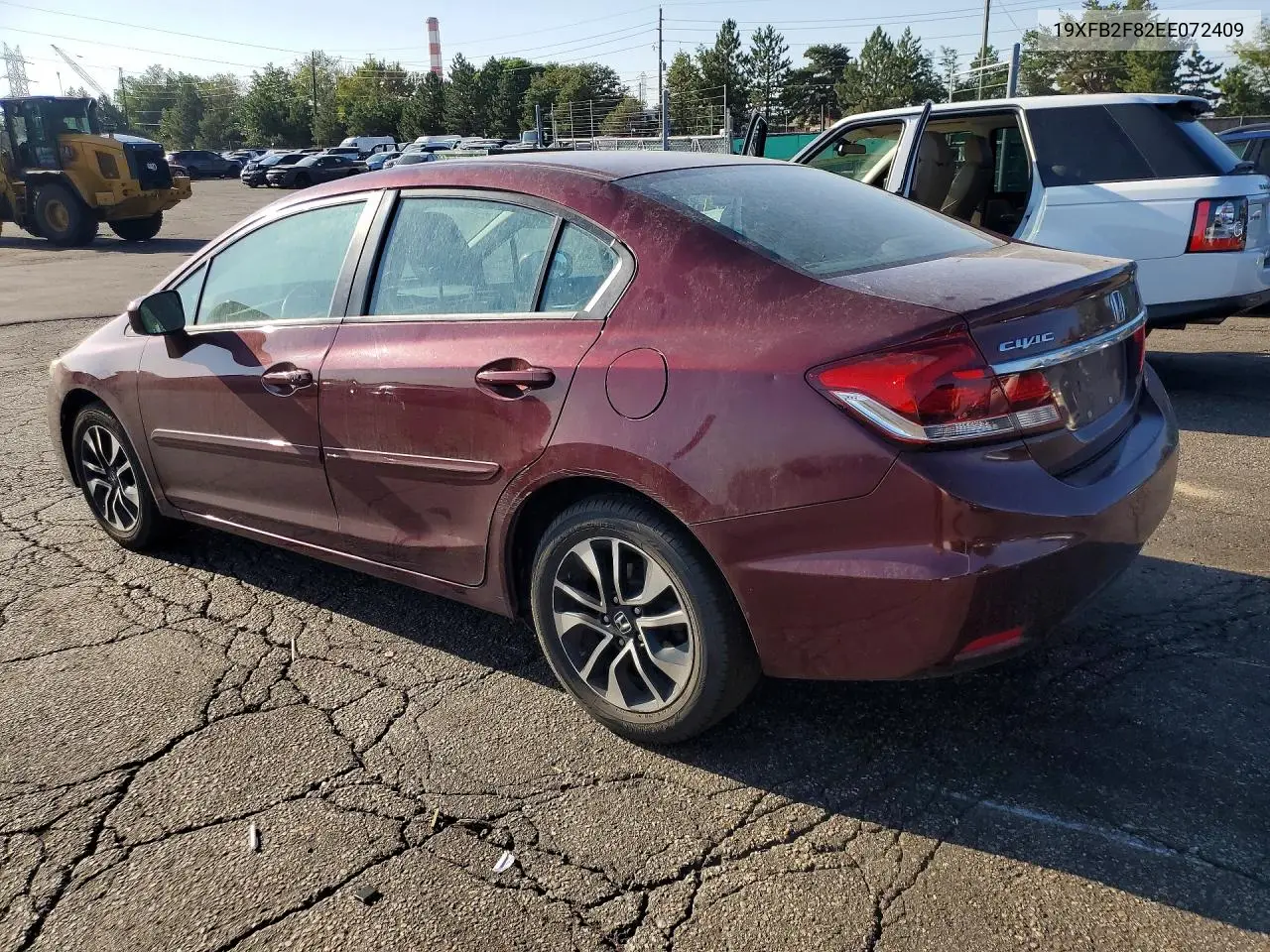 2014 Honda Civic Ex VIN: 19XFB2F82EE072409 Lot: 62350916