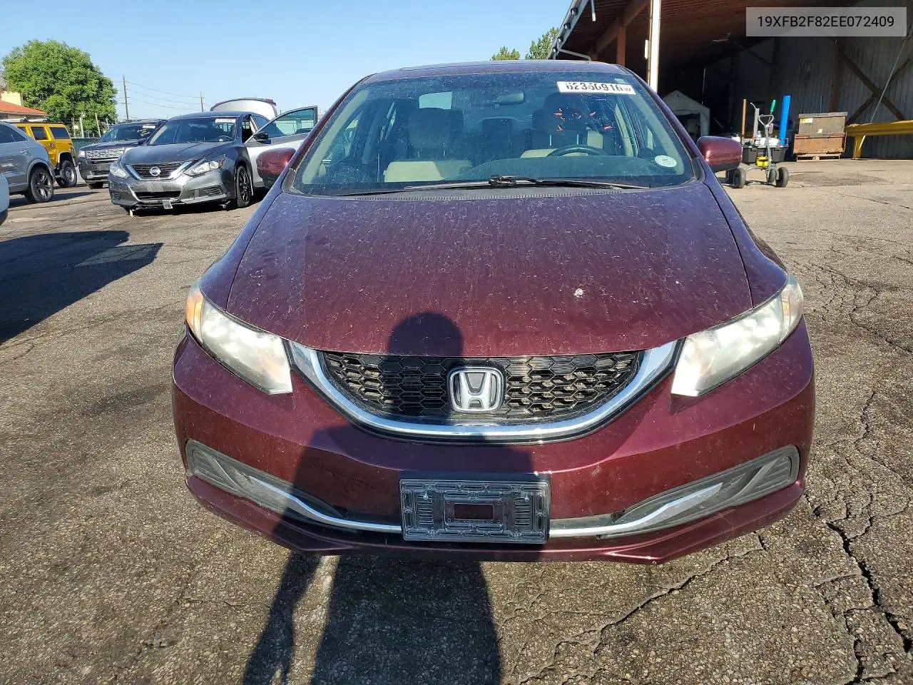 2014 Honda Civic Ex VIN: 19XFB2F82EE072409 Lot: 62350916
