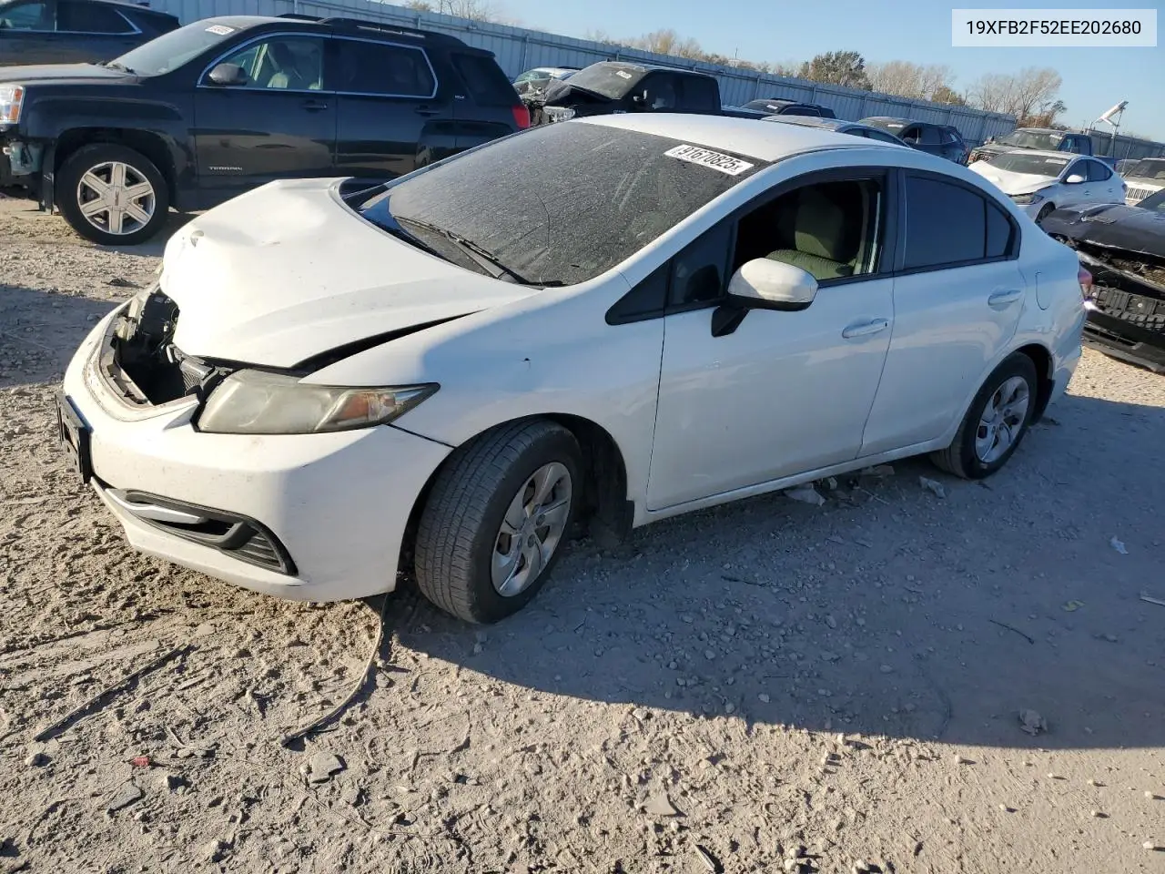 19XFB2F52EE202680 2014 Honda Civic Lx
