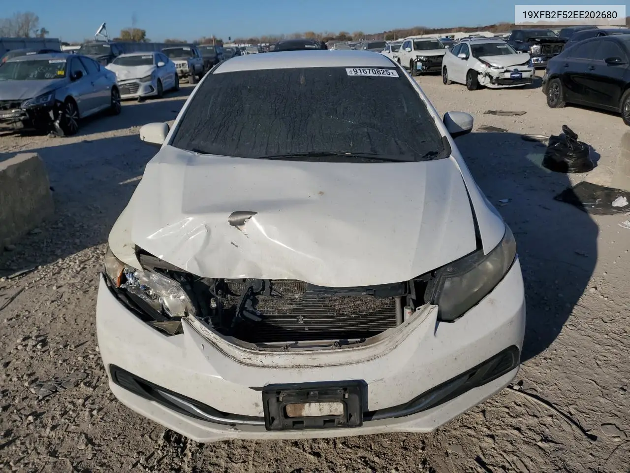 19XFB2F52EE202680 2014 Honda Civic Lx