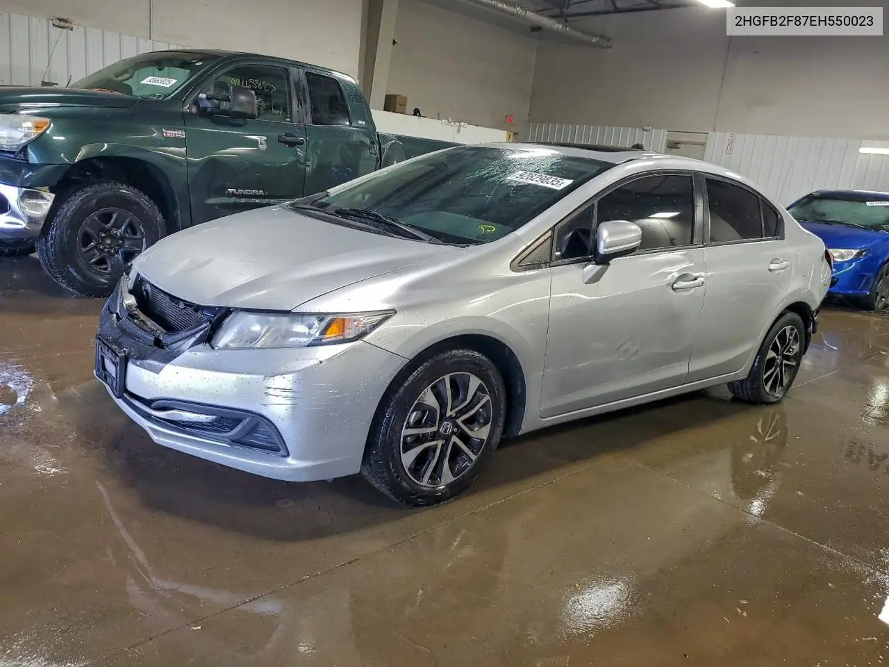 2HGFB2F87EH550023 2014 Honda Civic Ex
