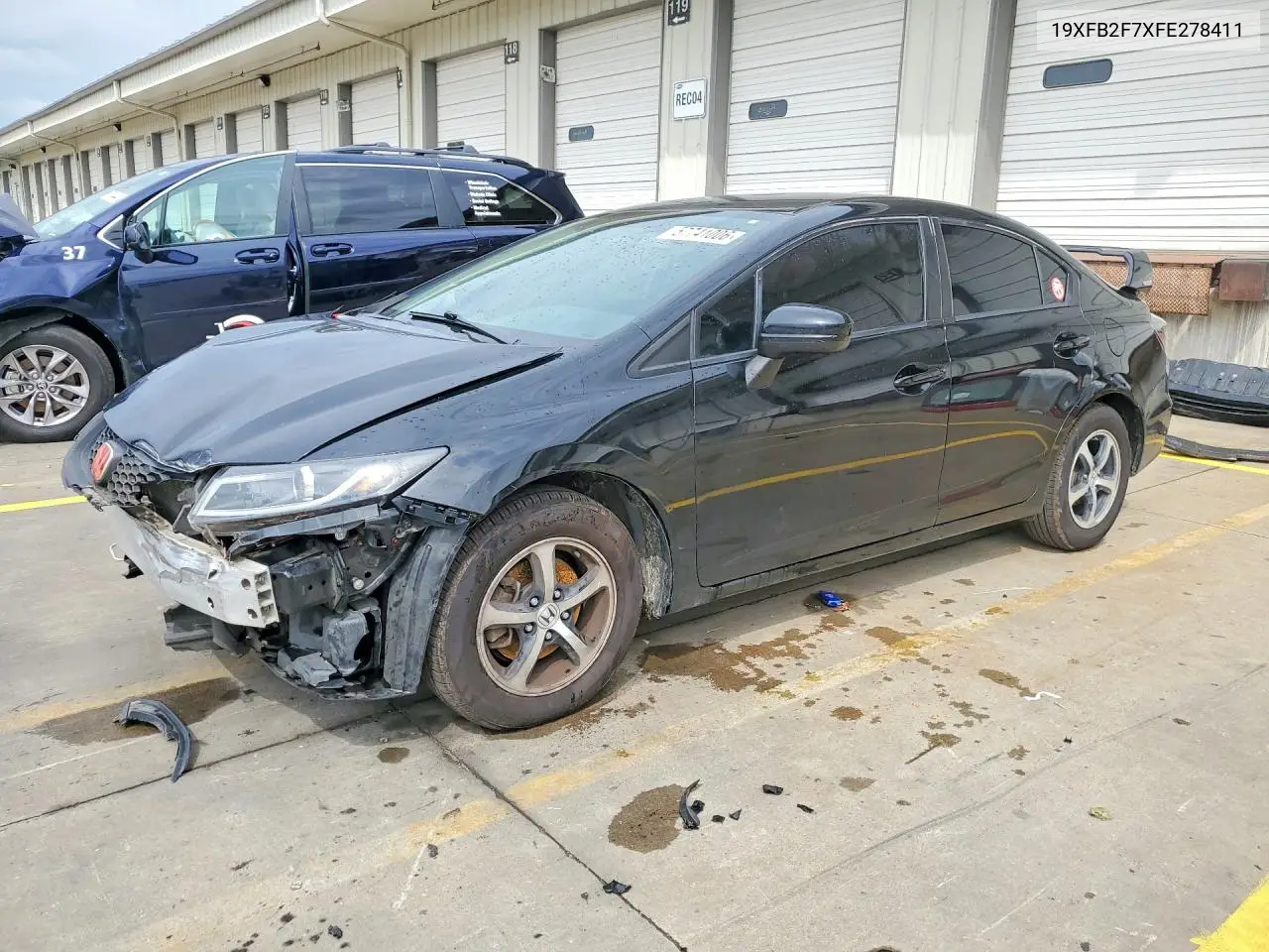 2015 Honda Civic Se VIN: 19XFB2F7XFE278411 Lot: 57741006