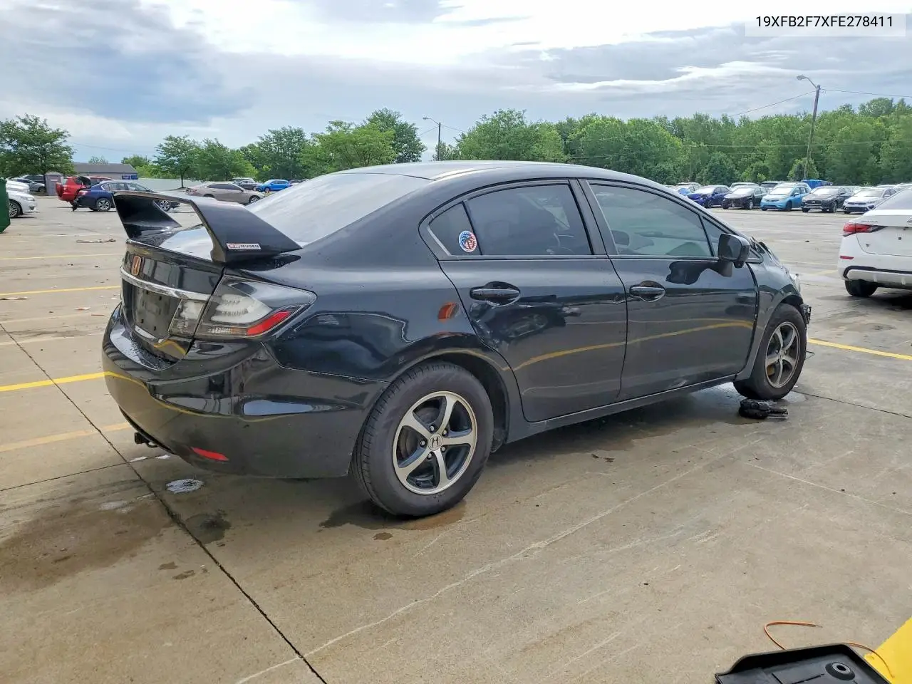 2015 Honda Civic Se VIN: 19XFB2F7XFE278411 Lot: 57741006