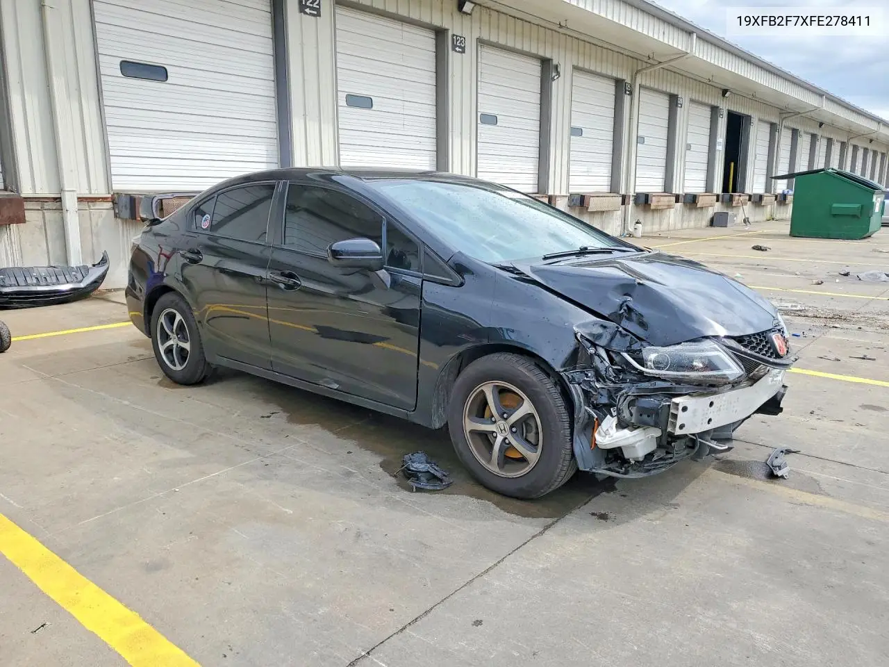 2015 Honda Civic Se VIN: 19XFB2F7XFE278411 Lot: 57741006