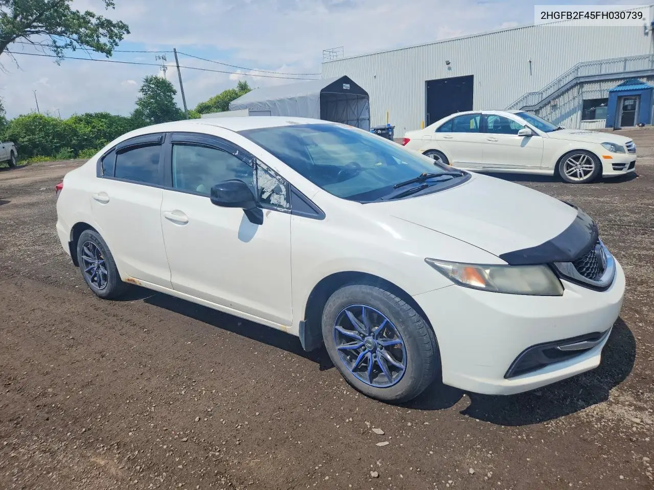 2015 Honda Civic Lx VIN: 2HGFB2F45FH030739 Lot: 58823516