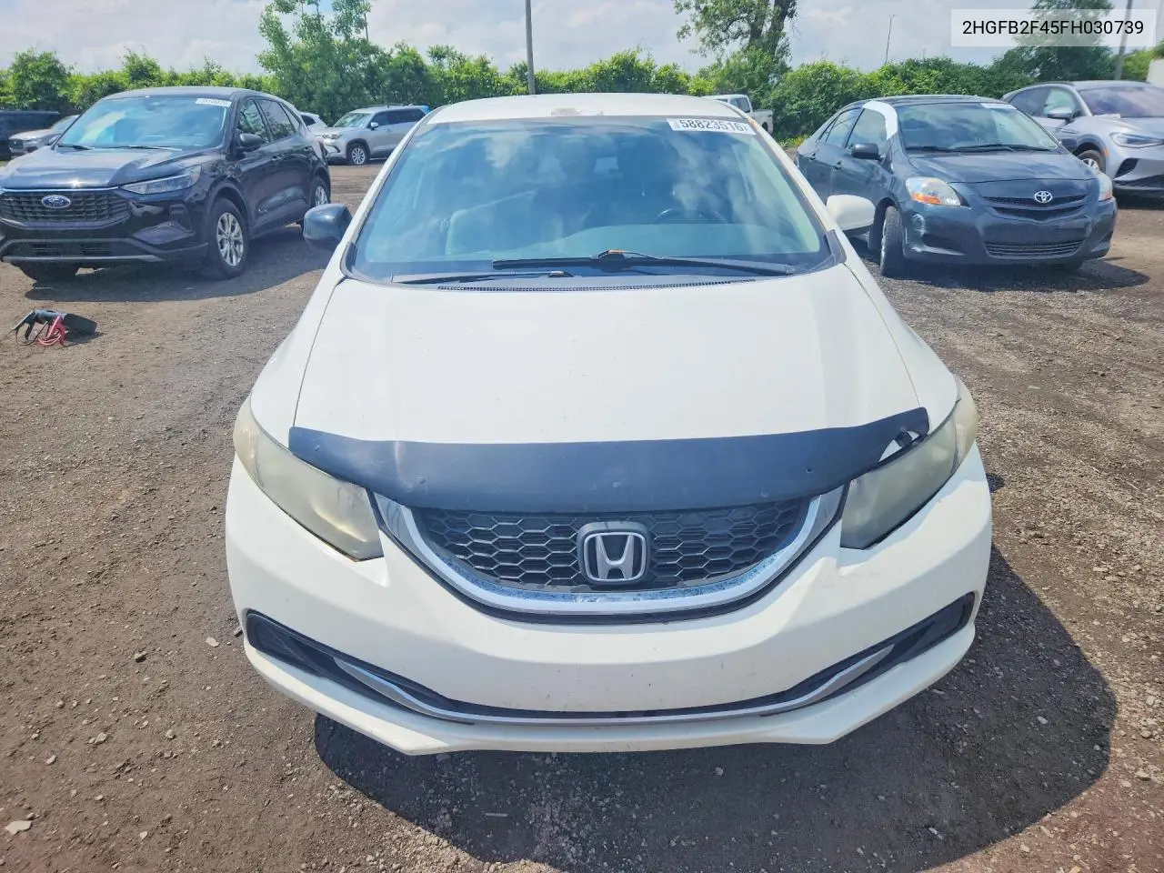 2015 Honda Civic Lx VIN: 2HGFB2F45FH030739 Lot: 58823516