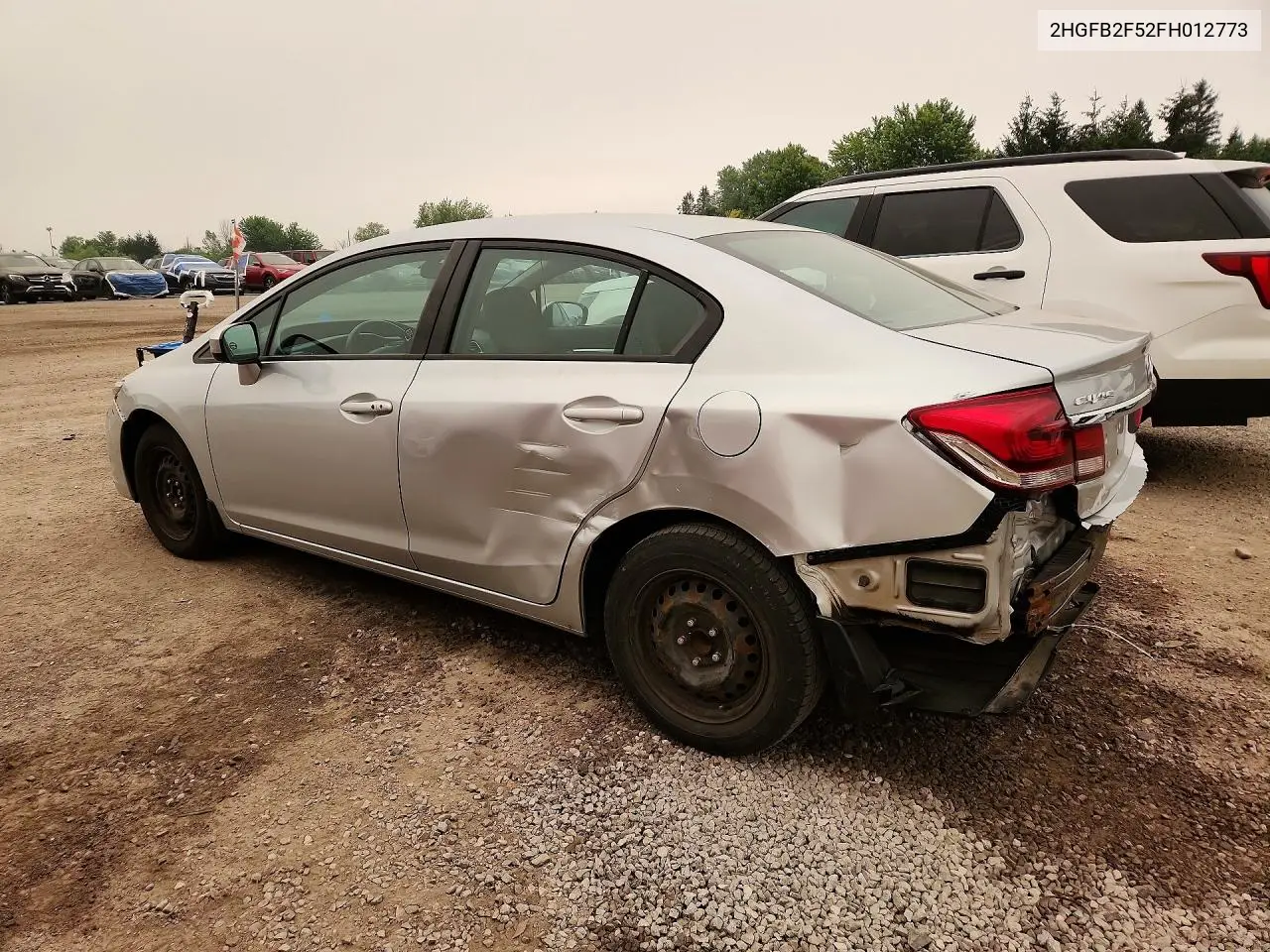 2015 Honda Civic Lx VIN: 2HGFB2F52FH012773 Lot: 60417486