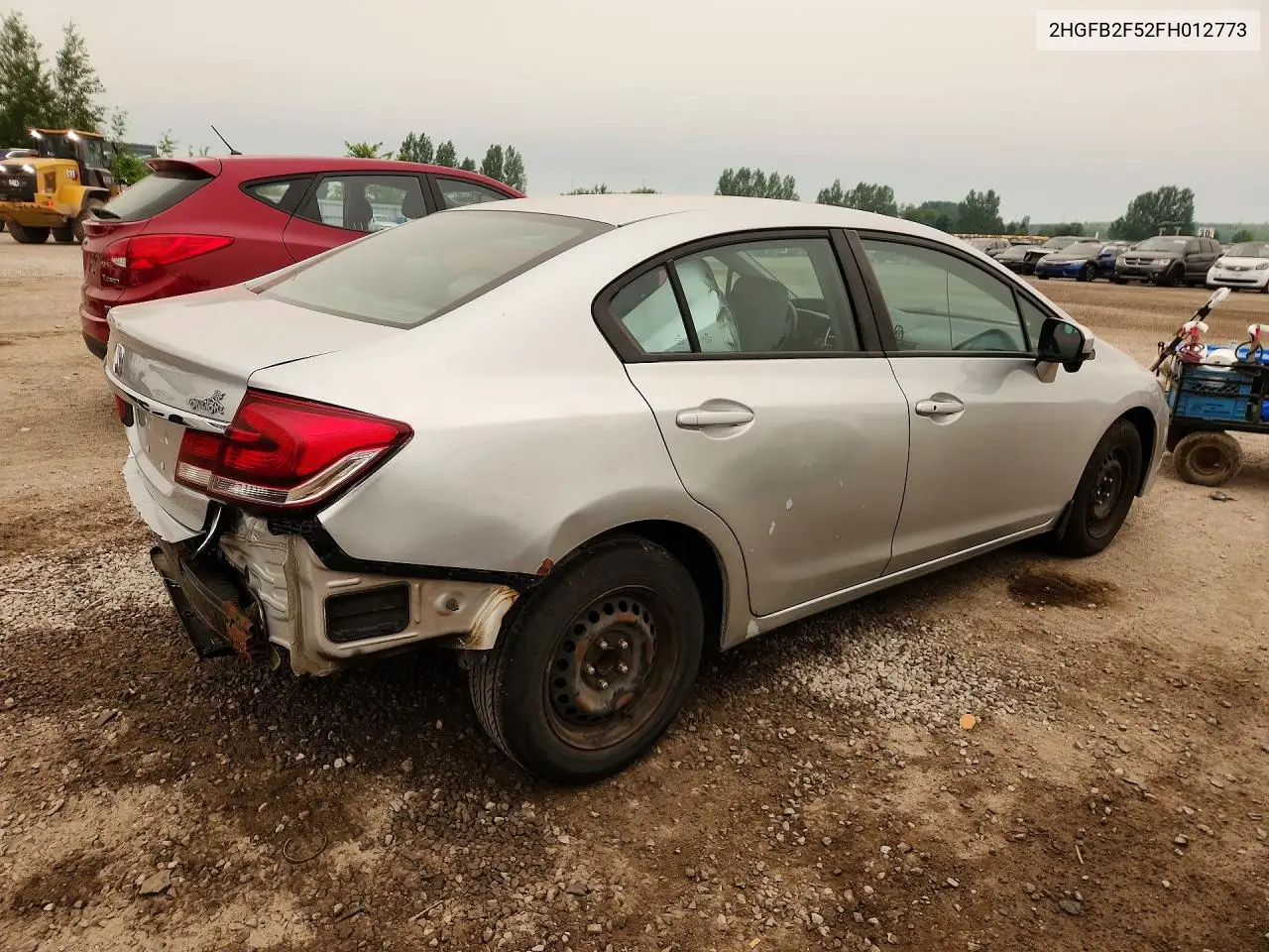 2015 Honda Civic Lx VIN: 2HGFB2F52FH012773 Lot: 60417486