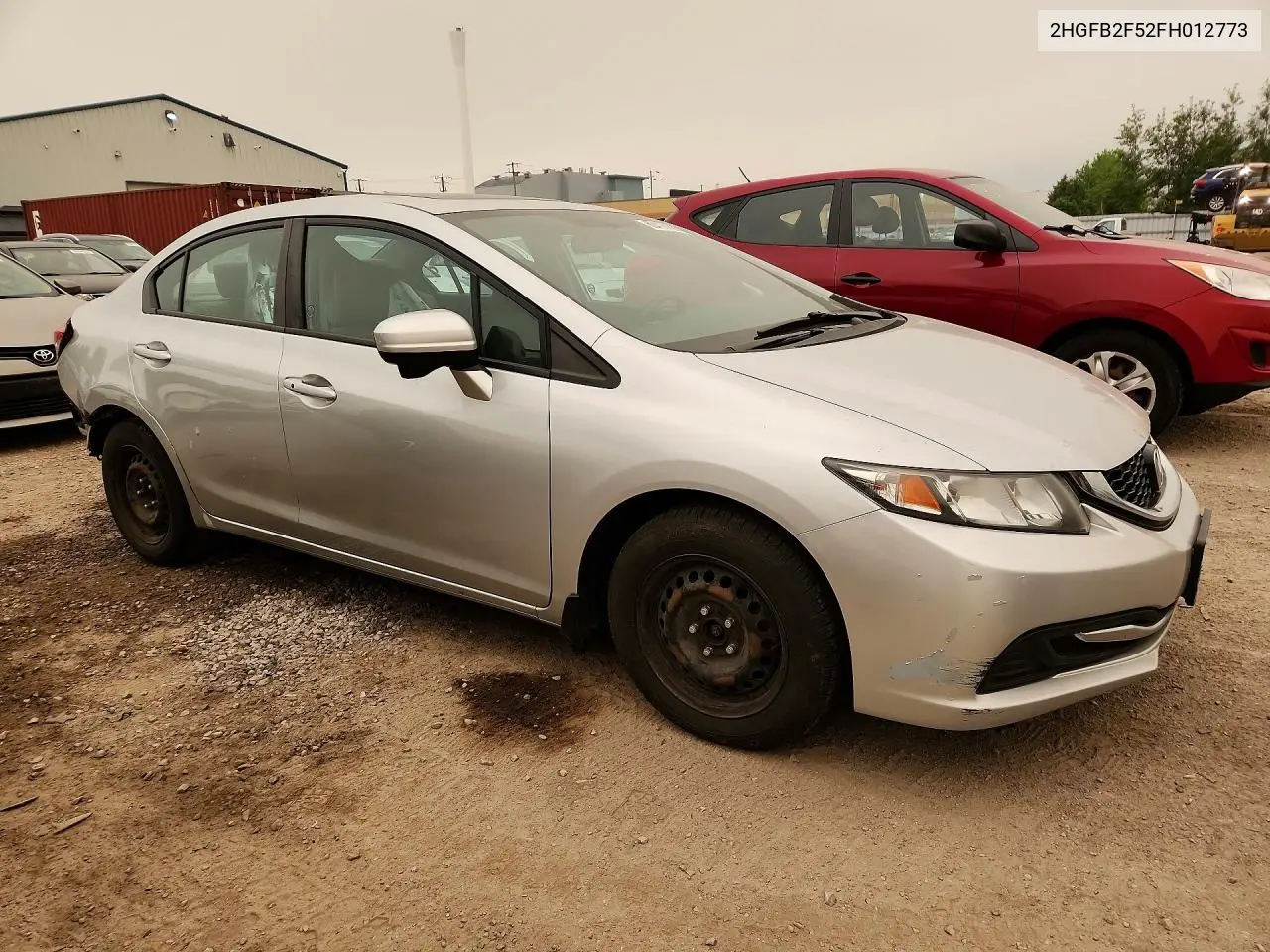2015 Honda Civic Lx VIN: 2HGFB2F52FH012773 Lot: 60417486