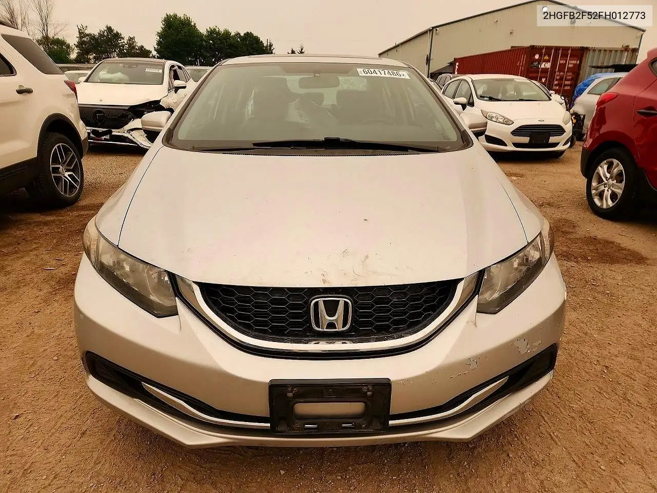 2015 Honda Civic Lx VIN: 2HGFB2F52FH012773 Lot: 60417486