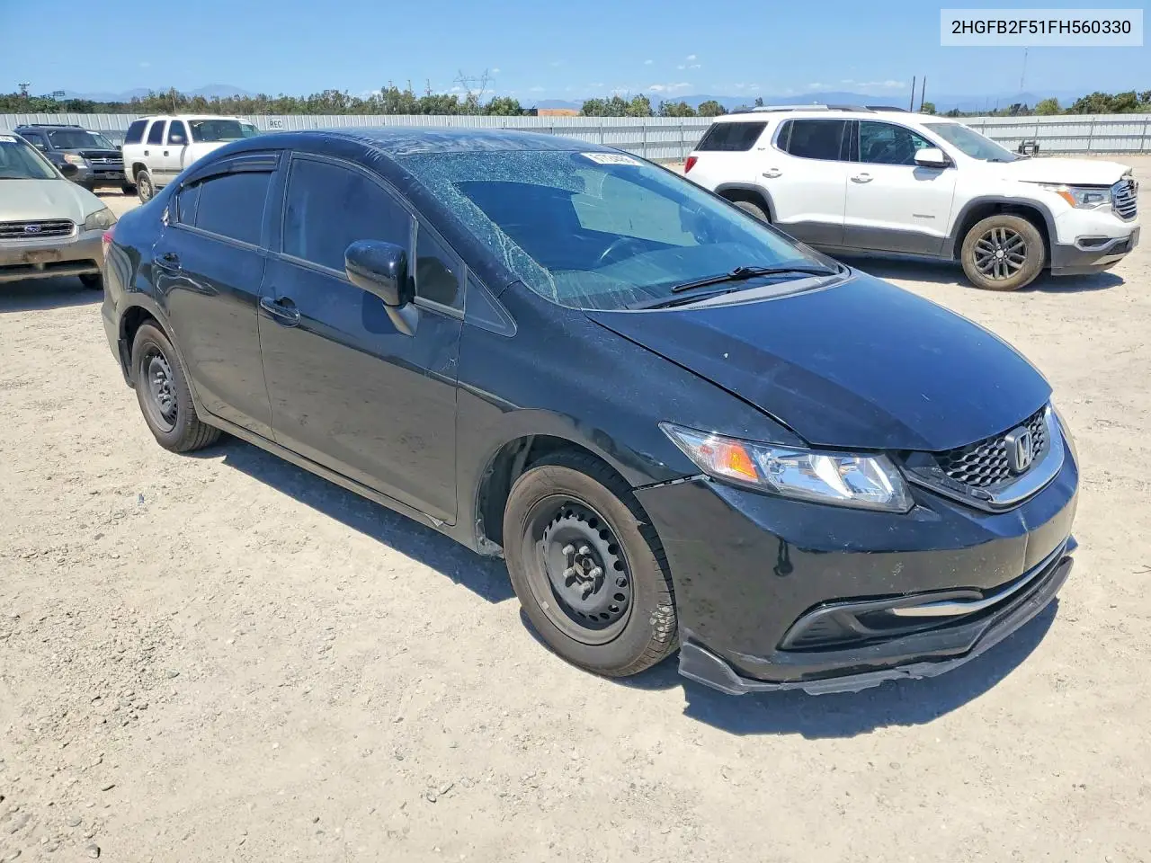 2HGFB2F51FH560330 2015 Honda Civic Lx