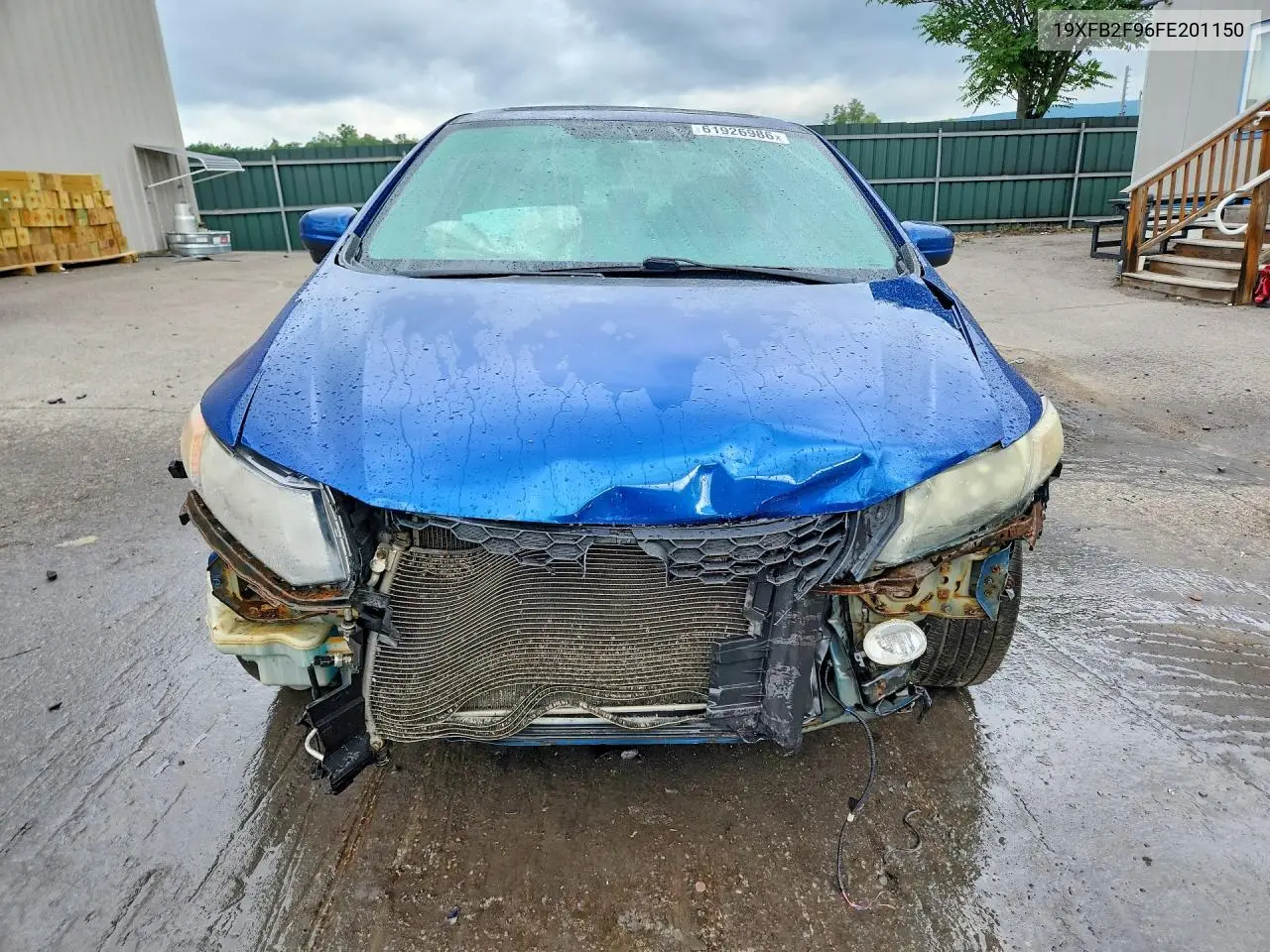 2015 Honda Civic Exl VIN: 19XFB2F96FE201150 Lot: 61926986