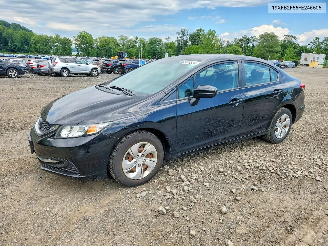 2015 Honda Civic Lx VIN: 19XFB2F56FE246506 Lot: 62159326