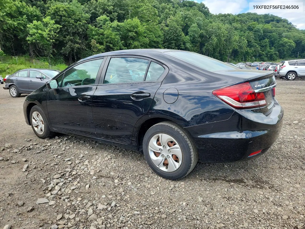 2015 Honda Civic Lx VIN: 19XFB2F56FE246506 Lot: 62159326