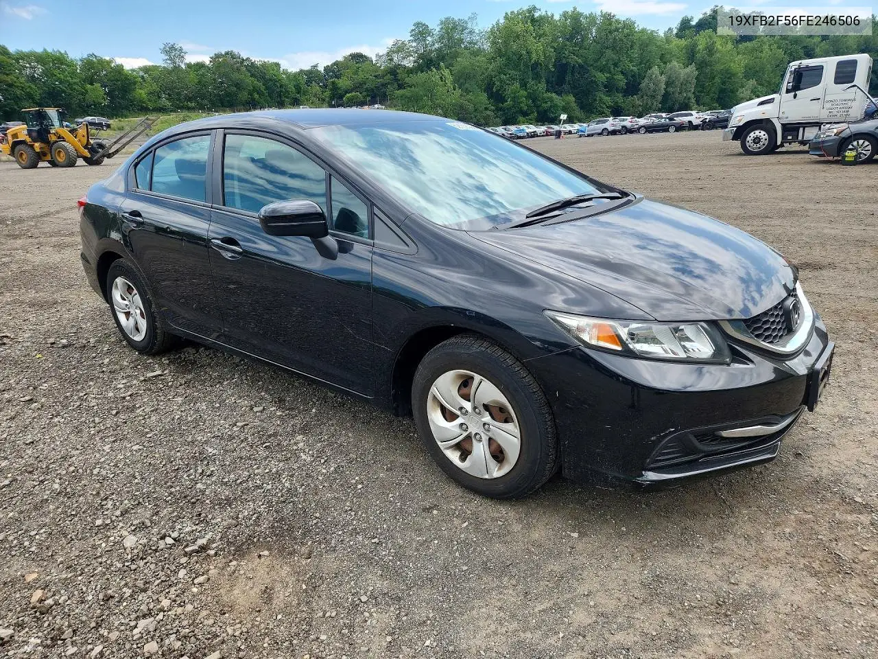 2015 Honda Civic Lx VIN: 19XFB2F56FE246506 Lot: 62159326