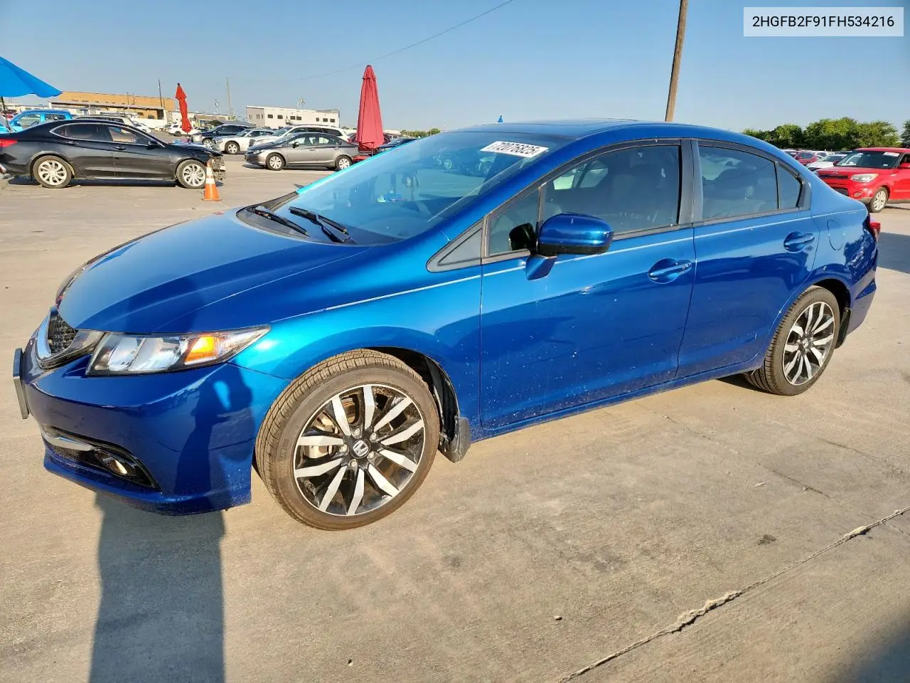2HGFB2F91FH534216 2015 Honda Civic Exl