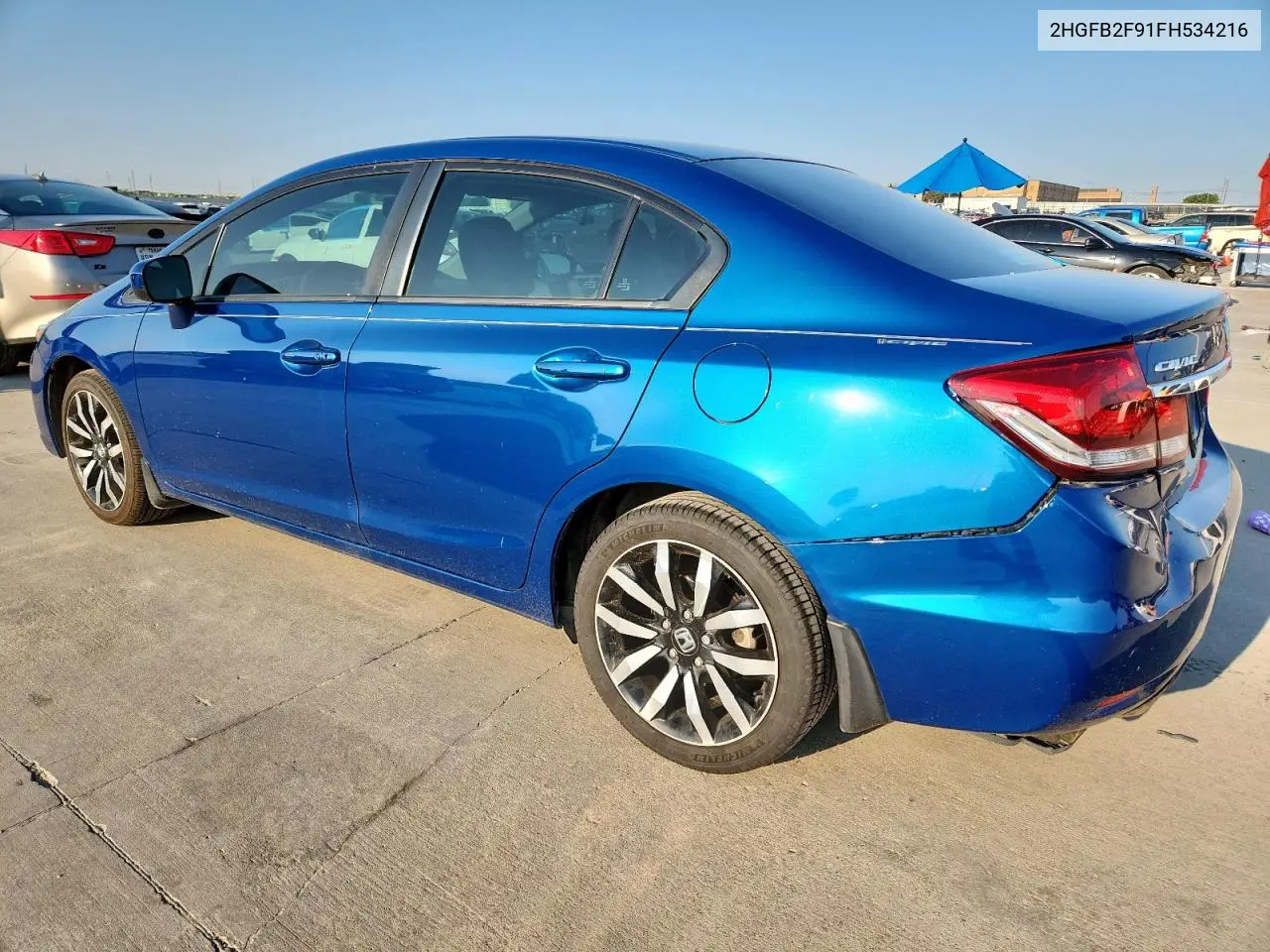 2HGFB2F91FH534216 2015 Honda Civic Exl