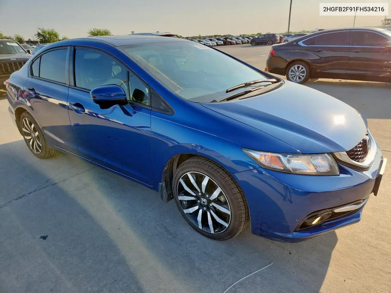 2HGFB2F91FH534216 2015 Honda Civic Exl
