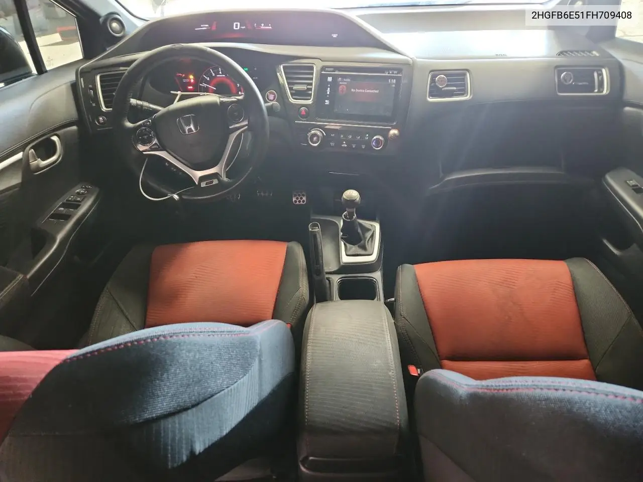 2HGFB6E51FH709408 2015 Honda Civic Si