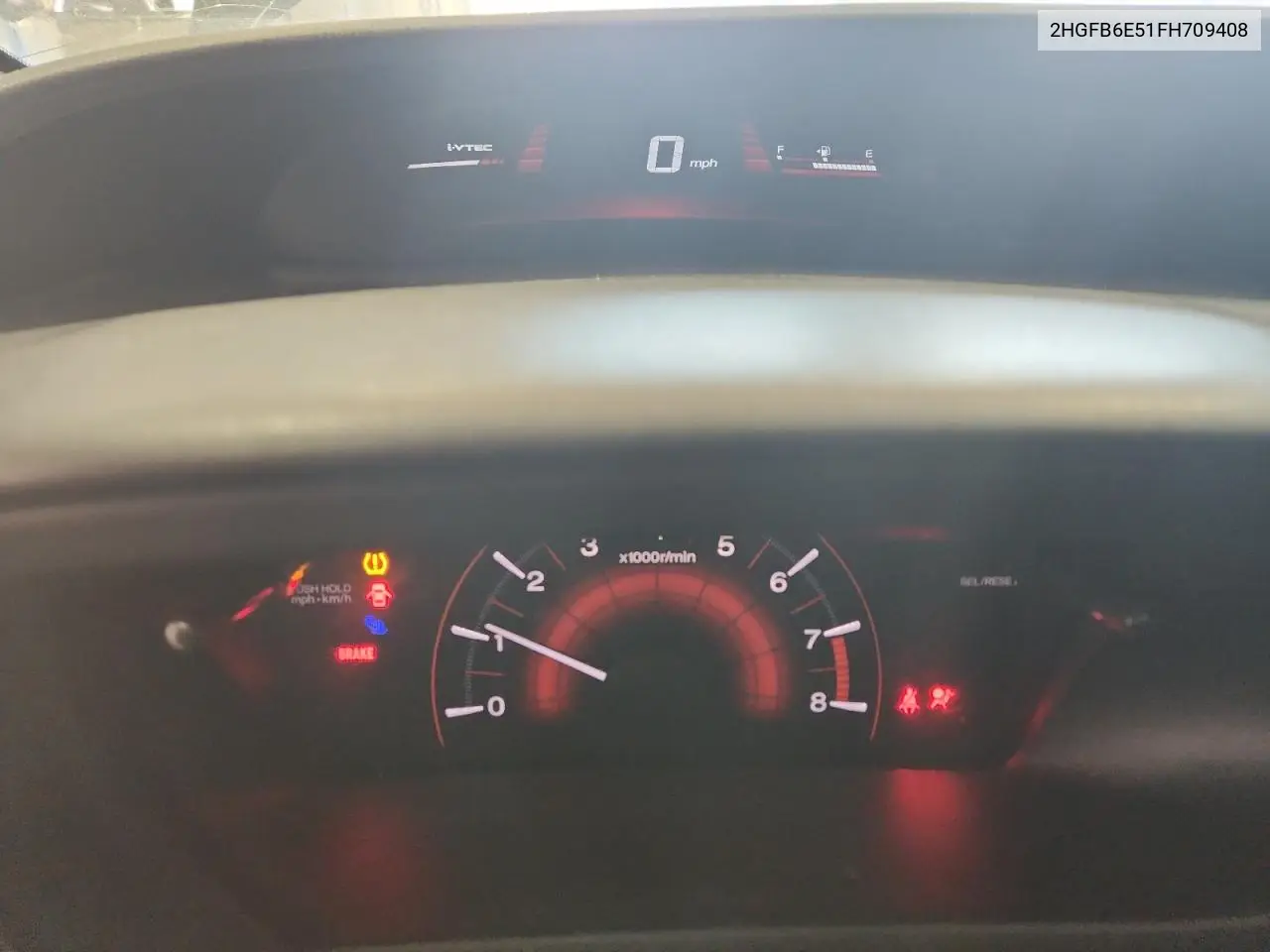 2HGFB6E51FH709408 2015 Honda Civic Si