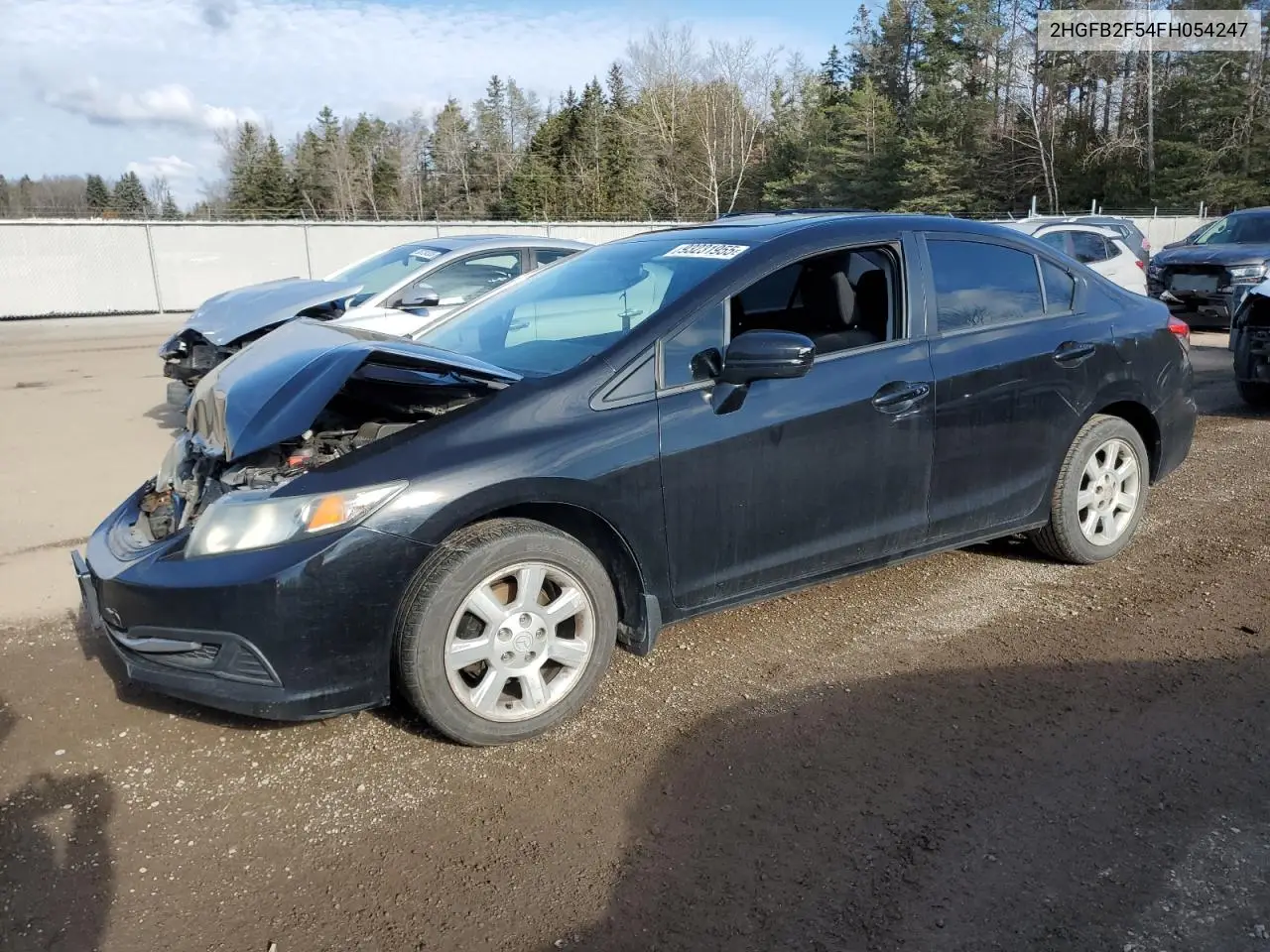 2HGFB2F54FH054247 2015 Honda Civic Lx