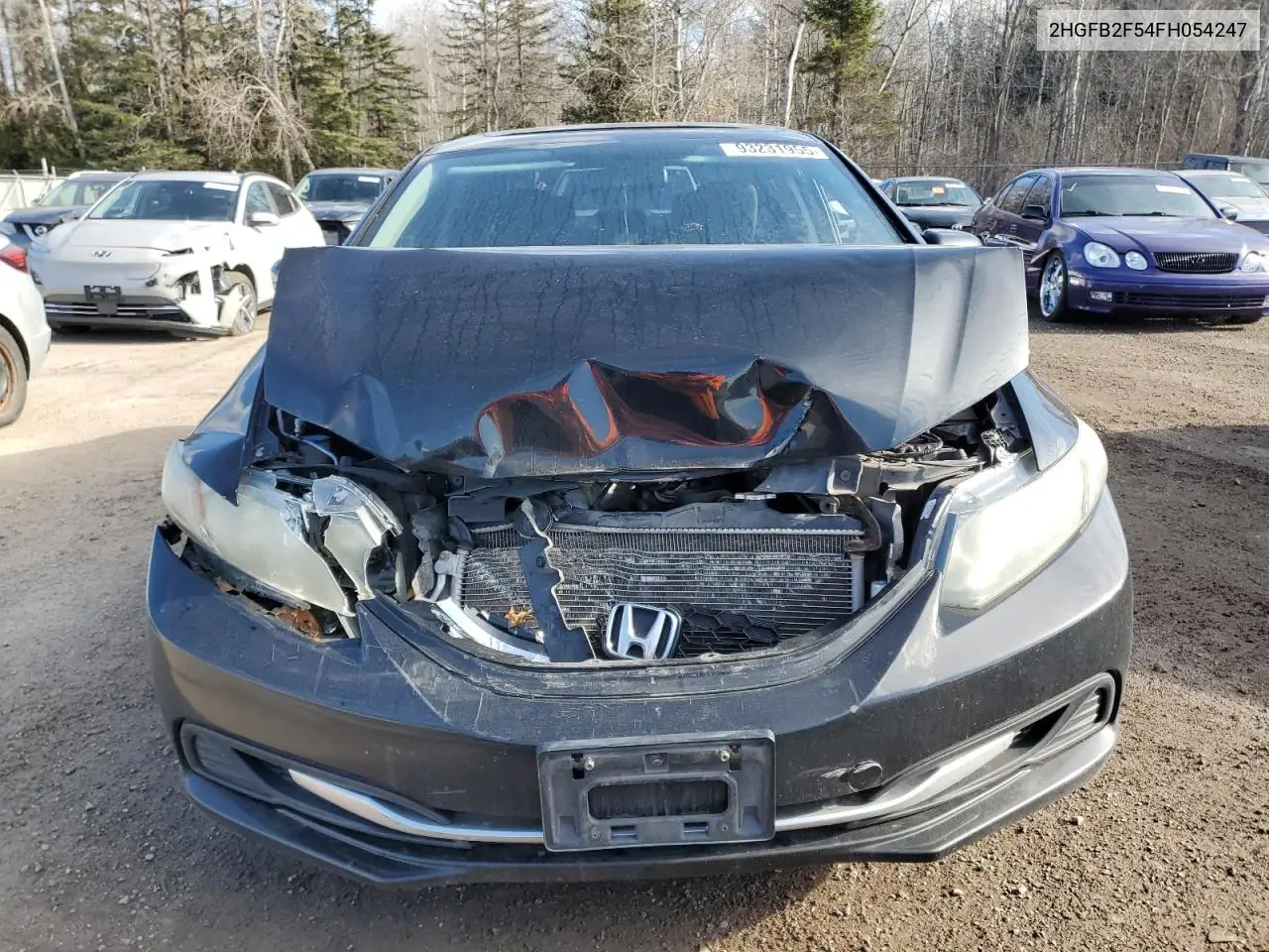 2HGFB2F54FH054247 2015 Honda Civic Lx