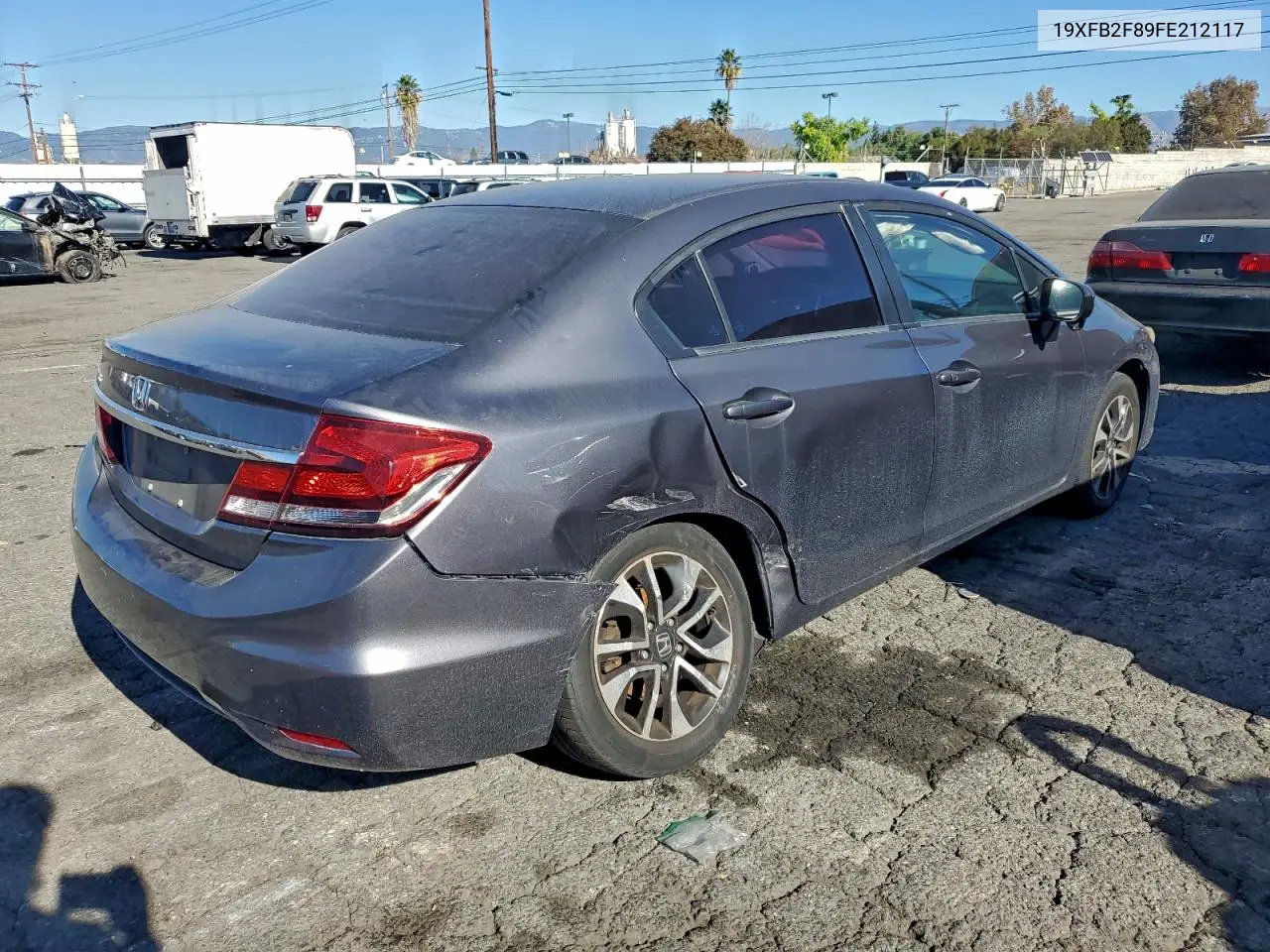 19XFB2F89FE212117 2015 Honda Civic Ex
