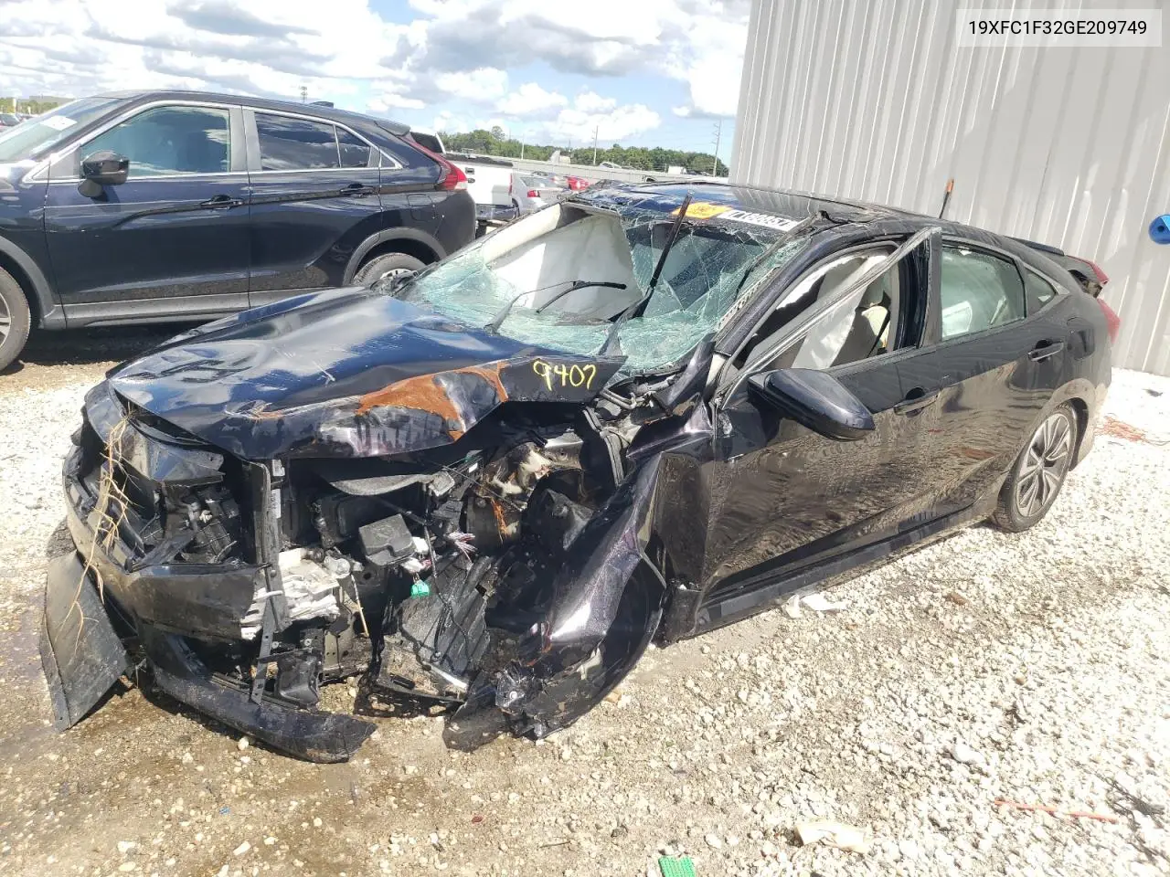 2016 Honda Civic Ex VIN: 19XFC1F32GE209749 Lot: 60157146