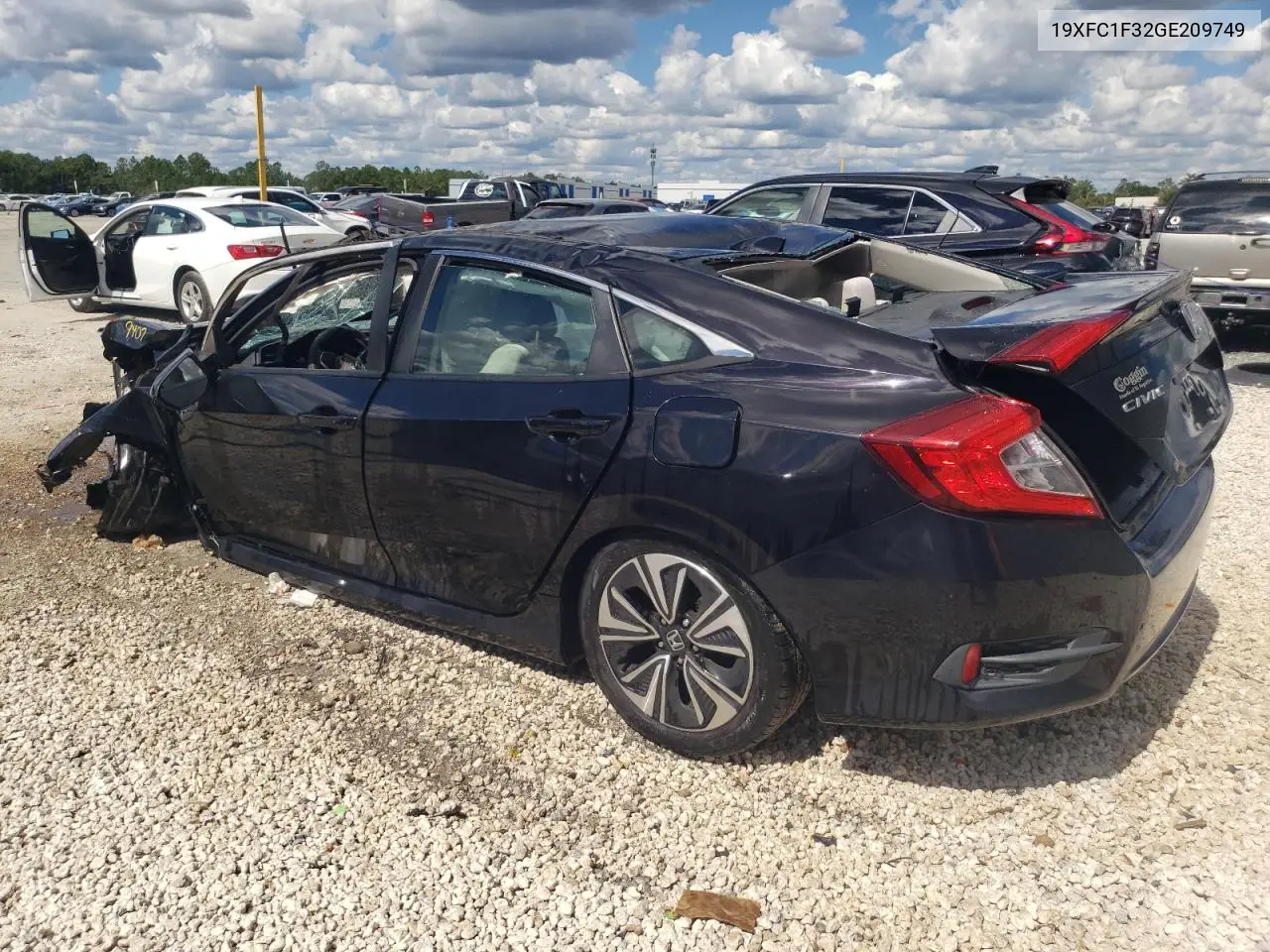 2016 Honda Civic Ex VIN: 19XFC1F32GE209749 Lot: 60157146