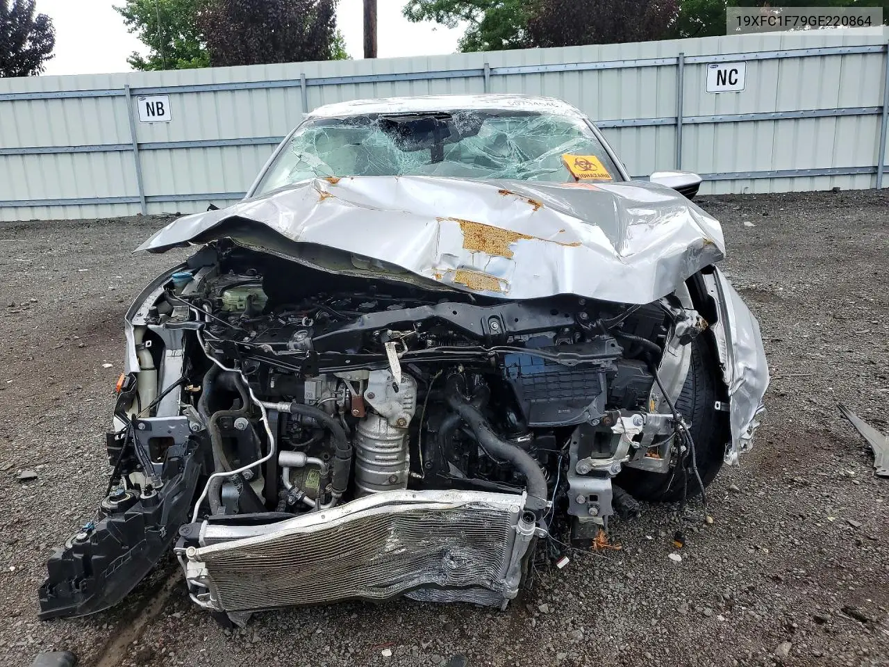 2016 Honda Civic Exl VIN: 19XFC1F79GE220864 Lot: 60734546